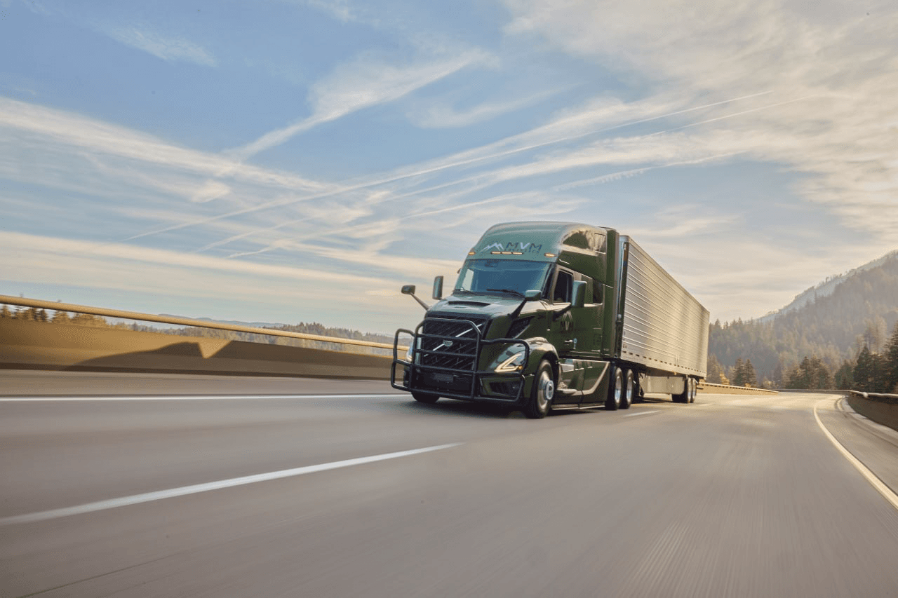 MVM Logistics Volvo VNL on the highway
